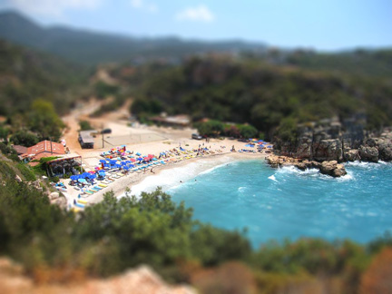 Creare foto tilt shift online con TiltShiftMaker