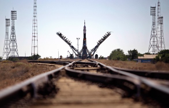 Il cosmodromo di Baikonur dal quale fu effettuato il lancio