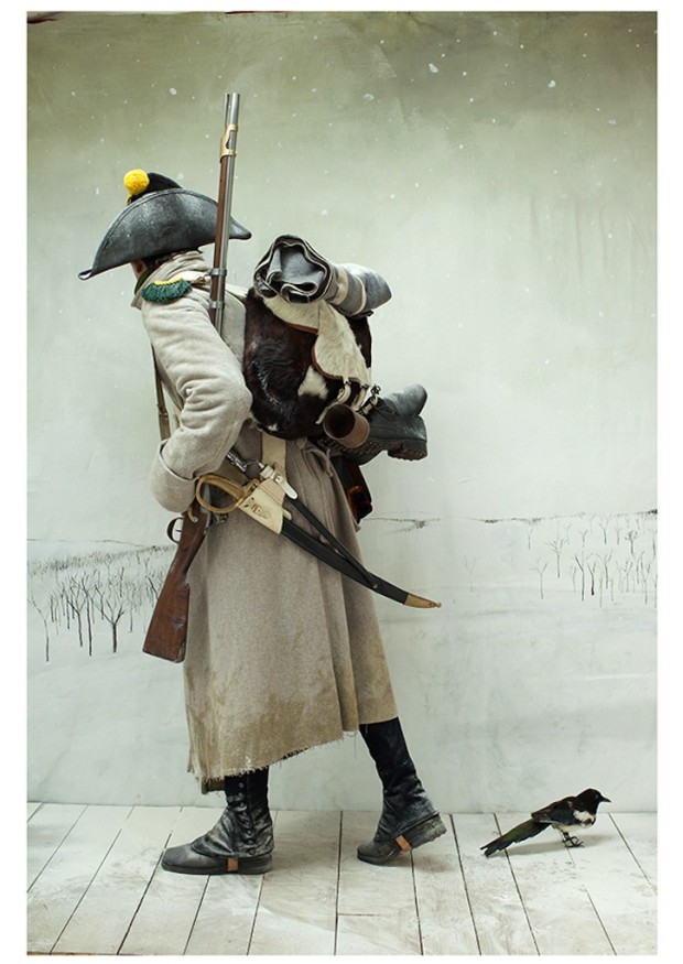 Paolo Ventura, Il soldato di Napoleone, 2013, stampa fotografica, 6 elementi, cad. 40x60 cm (particolare)