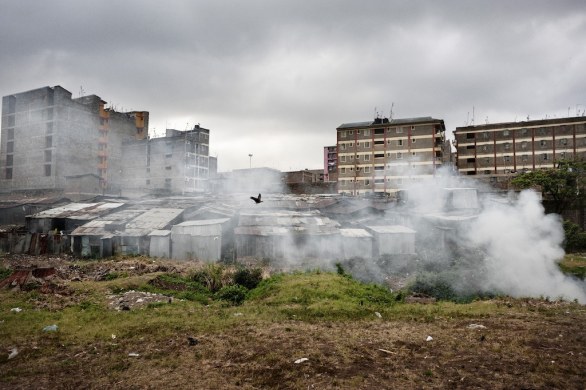 Lo slum di Mathar, Nairobi, Kenya 2013 © Alessandro Grassanie