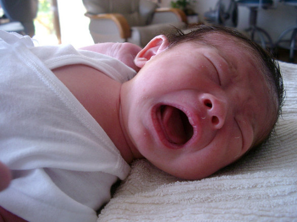 neonati che urlano